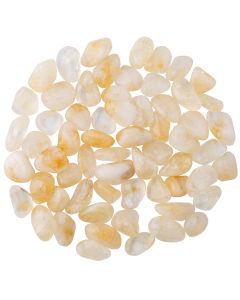 Citrine Heat Treated Small Tumblestone 10-20mm (250g) NETT