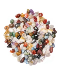 Brazilian Natural Mix Medium Tumblestone 20-30mm (kg) NFD