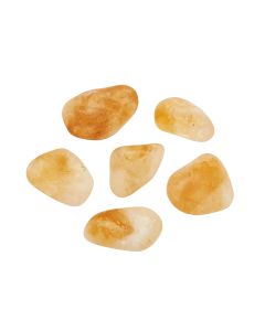 Citrine Tumblestone (Heat Treated) 30-40mm Large, Brazil (100g) NETT