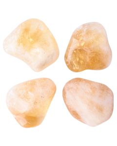 Heat Treated Citrine Large Tumblestone 30-40mm, Brazil (100g) NETT