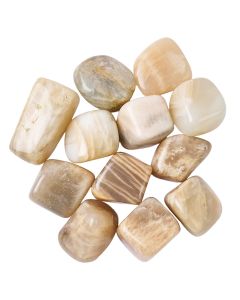Moonstone Large Tumblestone 30-40mm, India (250g) NETT