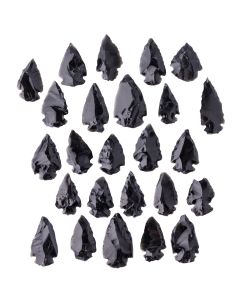 Obsidian Arrowhead approx 1-2" (25 Piece) NETT