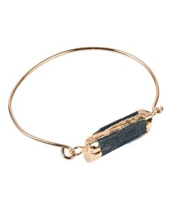 Bangle with Tourmaline, Gold Plated (1pc) NETT