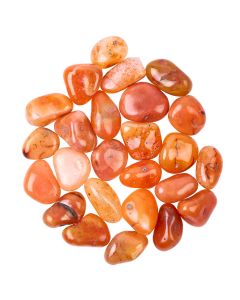 Carnelian Medium Tumblestone 20-30mm, India (250g) NETT