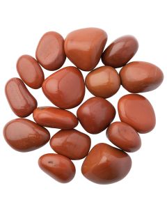 Jasper Red Medium Tumblestone 20-30mm, Brazil (250g) 