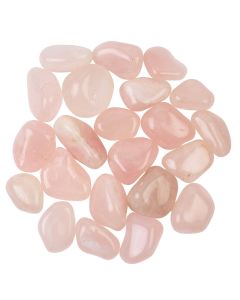 Rose Quartz Medium Tumblestone 20-30mm, Brazil (250g) NETT