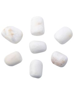 Scolecite 20-30mm Medium Tumblestone, India (100g) NETT