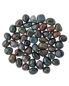 Bloodstone Small Tumblestone 10-20mm, Brazil (250g) NETT