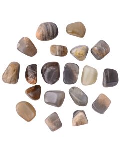 Black Moonstone Small Tumblestone 10-20mm (100g) 