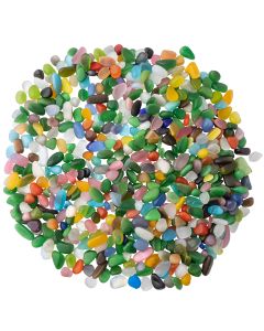 Jelly Bean Cats Eye Synthetic (KGs) 10-15mm Tumbled NFD