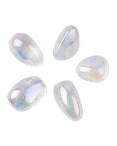 Angel Aura Quartz Large Tumblestone 30-40mm (100g) NETT