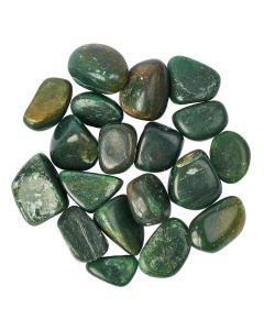 Green Aventurine DARK Medium Tumblestones, 20-30mm (250g) 