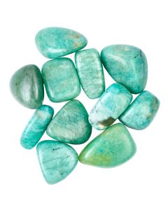 Amazonite Medium Tumblestone 20-30mm, India (100g) NETT