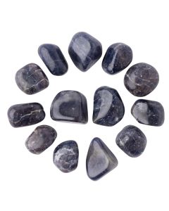 Iolite Medium Tumblestone 20-30mm, India (100g) NETT