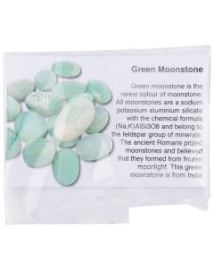 Green Moonstone 15-20mm Small Tumblestone (1 Piece) NETT
