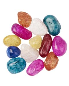 Crackle Quartz Large Tumblestones, 30-40mm (250g) 