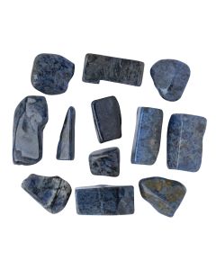 Dumortierite approx 10-50mm Tumblestone (1kg) NETT