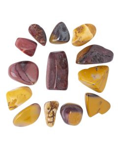 Mookaite approx 10-50mm Tumblestone 1kg NETT