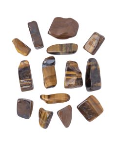 Tiger Eye 10-50mm Mixed Size Tumblestone, China (KGs) NETT