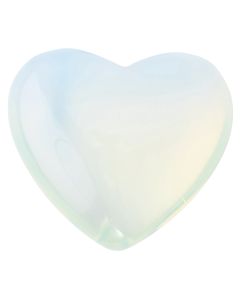 Opalite Heart Carving 45x40x20mm (1pc) NETT