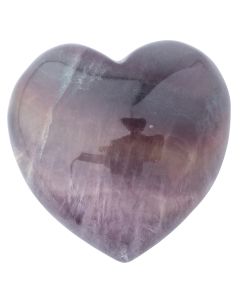 Fluorite Heart 35-45mm (1 Piece) NETT
