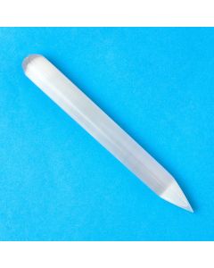 Selenite Wand Round and Point approx 15cm (1 Piece) NETT