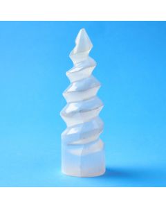Selenite Unicorn Horn 140mm (1 Piece) NETT