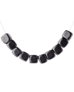 8mm Shungite Cube Beads (Thong Not Included), Russia (10pcs) NETT