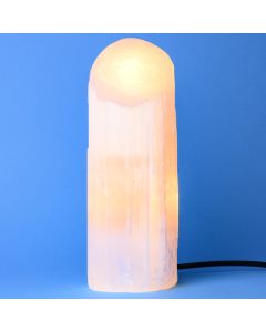 Selenite Elliptic Cylinder Lamp 25cm (Including UK Electrics) (1 Piece) NETT