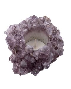 Amethyst Tealight Holder, Brazil (1 Piece) NETT