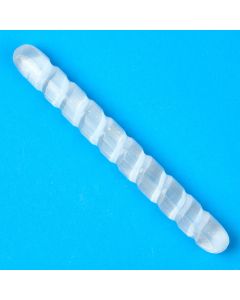 Selenite Spiral Wand Round Ends (1 Piece) NETT