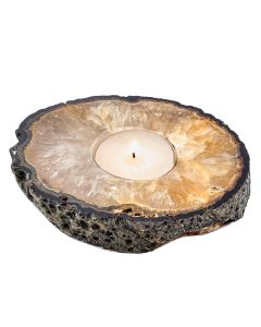 Agate Slab Tealight Holder Natural (1pc) NETT