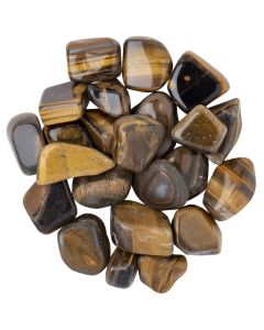 Tiger Eye Gold Jumbo Tumblestone 50-80mm, China (1kg) NETT