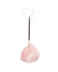Deluxe Incense Holder Rose Quartz Point (1 Piece) NETT