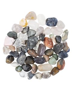 Mixed Tumblestone Unsized, C Grade, Brazil (1kg) NETT