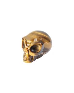 Tiger Eye Alien Skull 2" (1 Piece) NETT