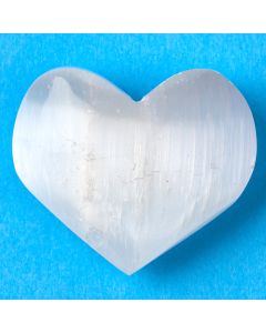 Selenite Heart Carving 3.5x3cm (1 Piece) NETT