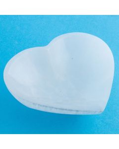 Selenite Bowl Heart Shape 10cm (1pc) NETT