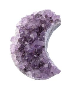 Amethyst Druze Moon 30mm (1pc) NETT