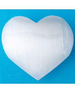 Selenite Puff Heart 60-70mm (1 Piece)