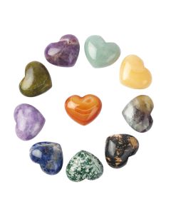 Mini Gemstone Hearts (10pcs) NETT
