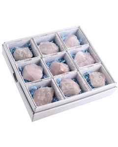 Rose Quartz Rough in Gift Box (9pc) NFD