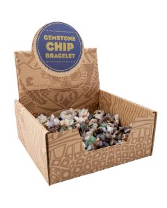 Gemstone Chip Bracelet Retail Box (25pc) NETT