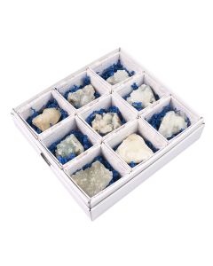 Apophyllite Clusters in Gift Box with ID Card (9pc) NETT