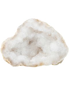 White Quartz Geode in Gift Box with ID Card, Brazil (4pc) NETT