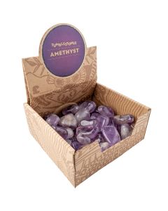 Amethyst Tumblestone Retail Box (50pcs) NETT