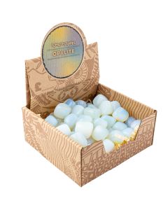 Opalite Glass Tumblestone Retail Box (50pcs) NETT
