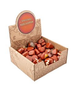 Red Jasper Tumblestone Retail Box (50pcs) NETT