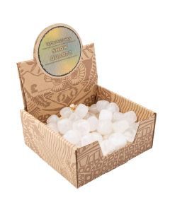 Snow Quartz Tumblestone Retail Box (50pcs) NETT