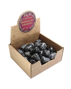 Snowflake Obsidian Tumblestone Retail Box (50pcs) NETT